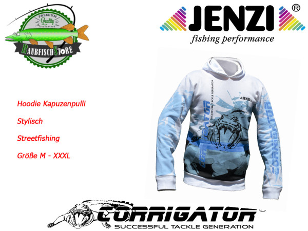 Corrigator Sweatshirt weiß - stylischer Kapuzenpulli