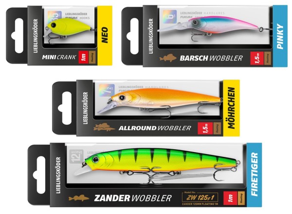 Lieblingsköder Wobbler Set - trübes Wasser 1
